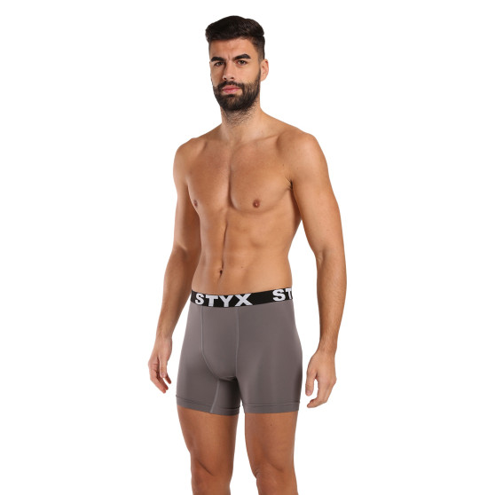 Funktionelle boxershorts til mænd Styx mørkegrå (W1063)