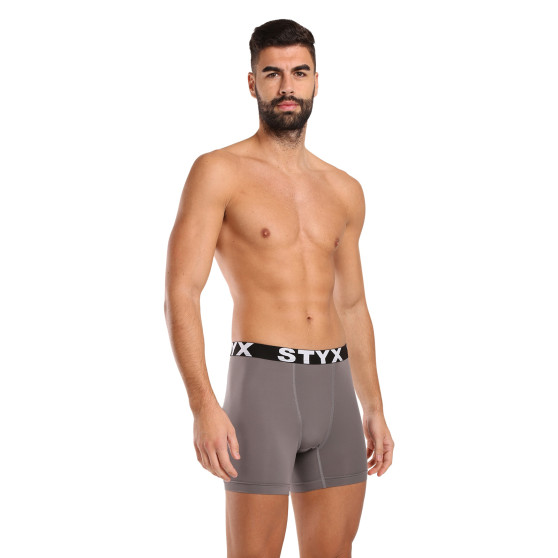 Funktionelle boxershorts til mænd Styx mørkegrå (W1063)