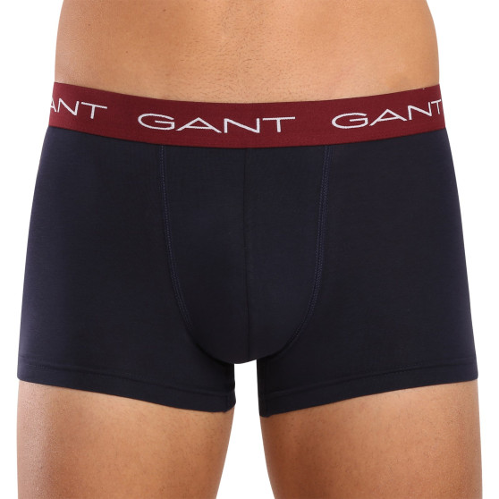 3PACK Boxershorts til mænd Gant blå (902333003-604)