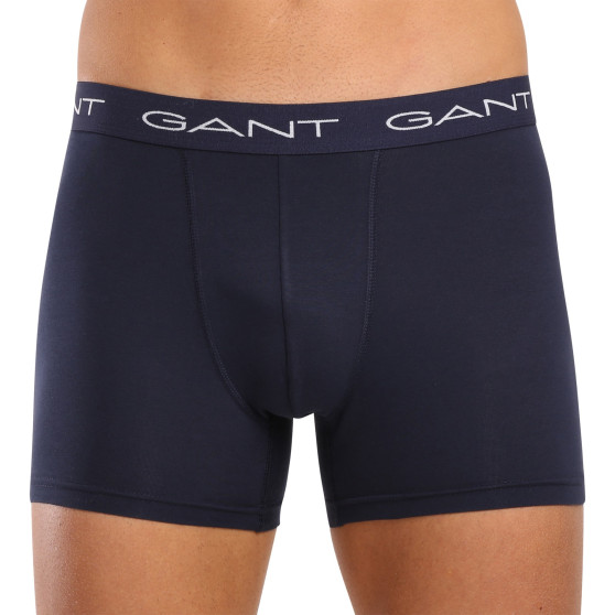 3PACK Boxershorts til mænd Gant blå (900013004-410)