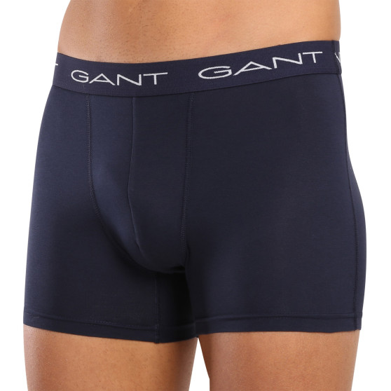 3PACK Boxershorts til mænd Gant blå (900013004-410)