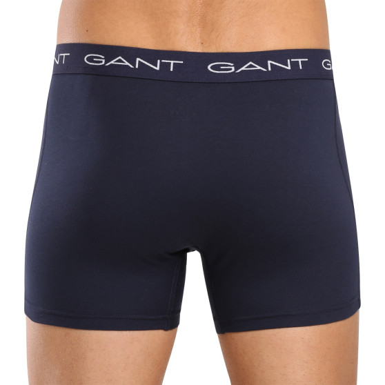 3PACK Boxershorts til mænd Gant blå (900013004-410)