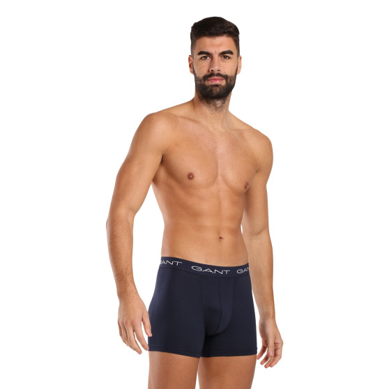 3PACK Boxershorts til mænd Gant blå (900013004-410)