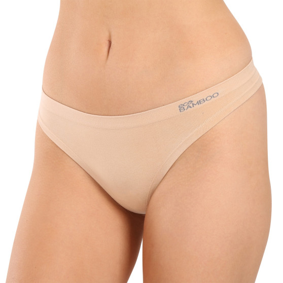 G-streng til kvinder Gina bamboo beige (05013)