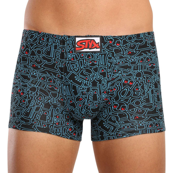 3PACK Boxershorts til mænd Styx art klassisk gummi flerfarvet (3Q12672)