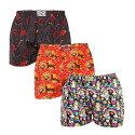 3PACK Boxershorts til mænd Styx art klassisk gummi flerfarvet (3A11824)