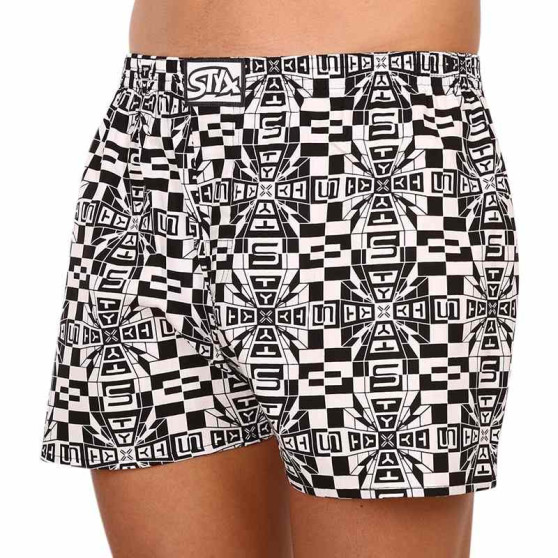 3PACK Boxershorts til mænd Styx art klassisk gummi flerfarvet (3A13025)