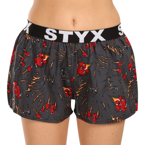 Dameshorts Styx art sport gummikløer (T1552)