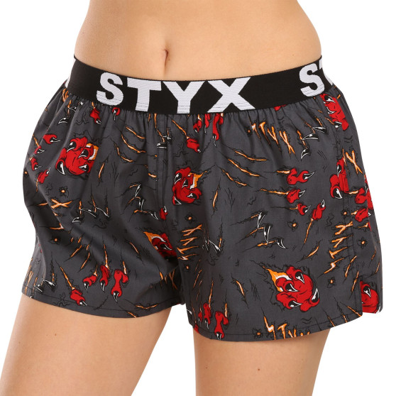 Dameshorts Styx art sport gummikløer (T1552)