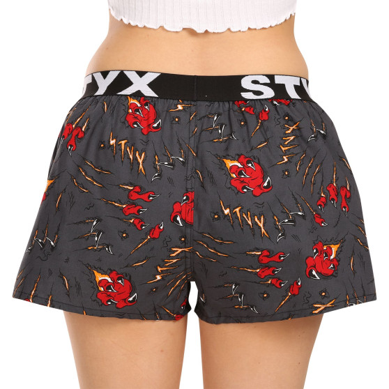 Dameshorts Styx art sport gummikløer (T1552)