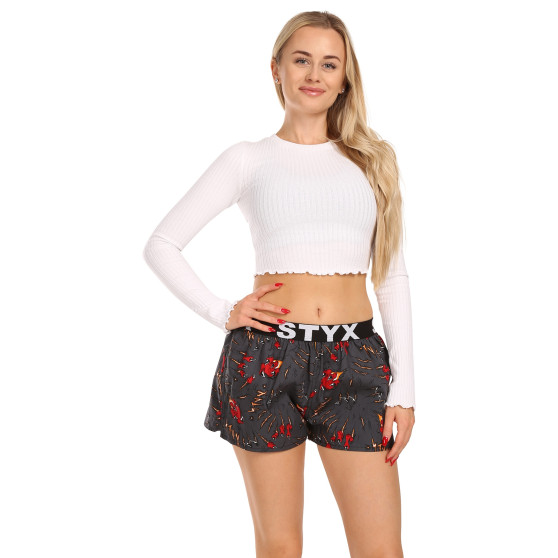 Dameshorts Styx art sport gummikløer (T1552)