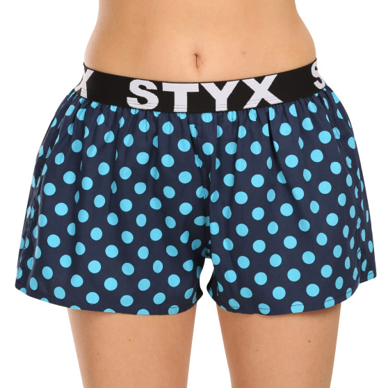 Dameshorts Styx art sports gummi polka dots (T1651)