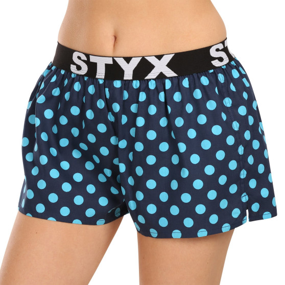 Dameshorts Styx art sports gummi polka dots (T1651)