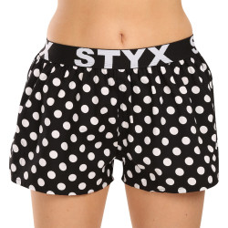 Dameshorts Styx art sports gummi polka dots (T1650)