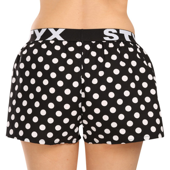 Dameshorts Styx art sports gummi polka dots (T1650)