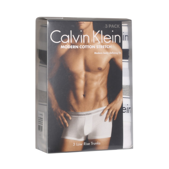 3PACK Boxershorts til mænd Calvin Klein sort (NB1085A-MP1)