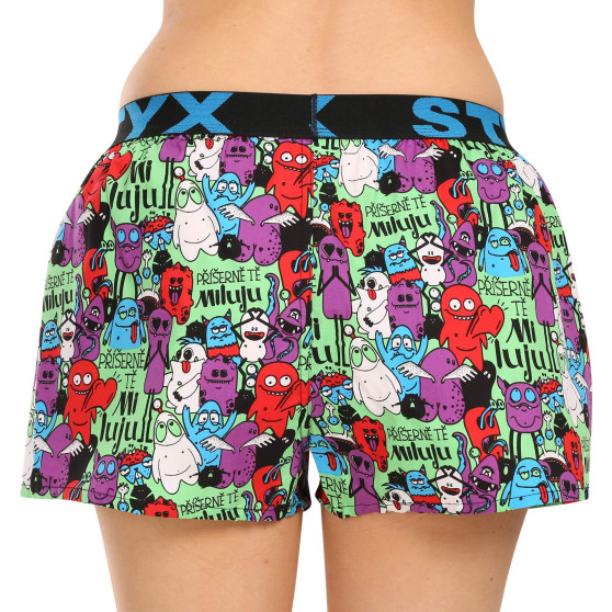 Dameshorts Styx art sports gummi monsters (T1555)