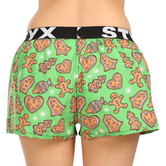 Dameshorts Styx art sports gummi Christmas gingerbread (T1753)