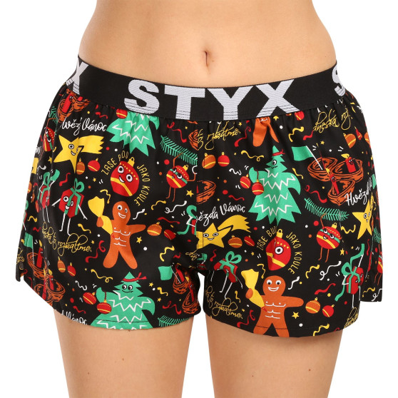 Dameshorts Styx art sports gummi christmas ornaments (T1754)