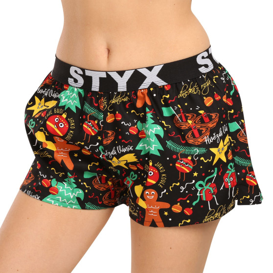 Dameshorts Styx art sports gummi christmas ornaments (T1754)