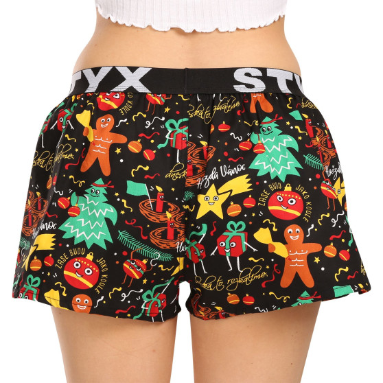 Dameshorts Styx art sports gummi christmas ornaments (T1754)