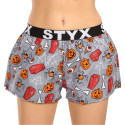 Dameshorts Styx kunst sport gummi Halloween kister (T1752)