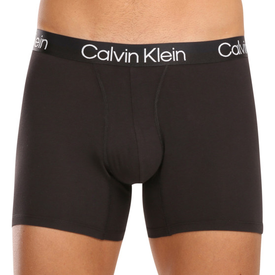 3PACK Boxershorts til mænd Calvin Klein sort (NB2971A-7VI)