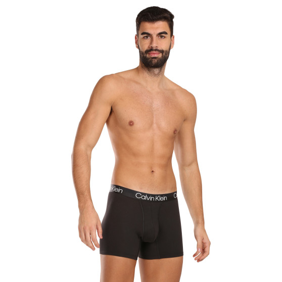 3PACK Boxershorts til mænd Calvin Klein sort (NB2971A-7VI)