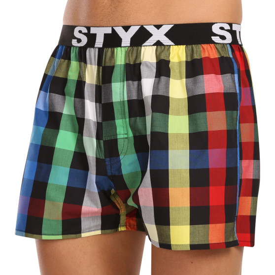 Boxershorts til mænd Styx sport gummi flerfarvet (B1012)