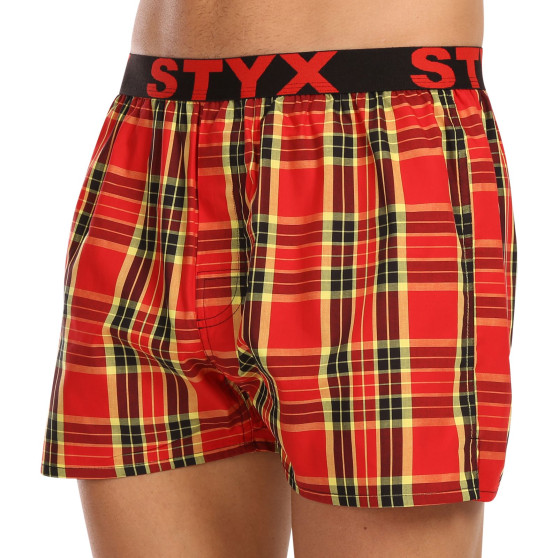 Boxershorts til mænd Styx sport gummi flerfarvet (B1014)