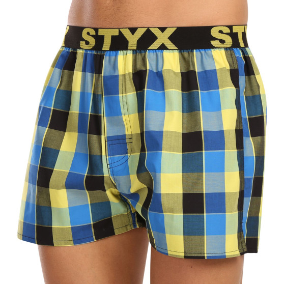 Boxershorts til mænd Styx sport gummi flerfarvet (B1015)