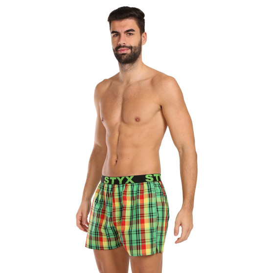 Boxershorts til mænd Styx sport gummi flerfarvet (B1018)