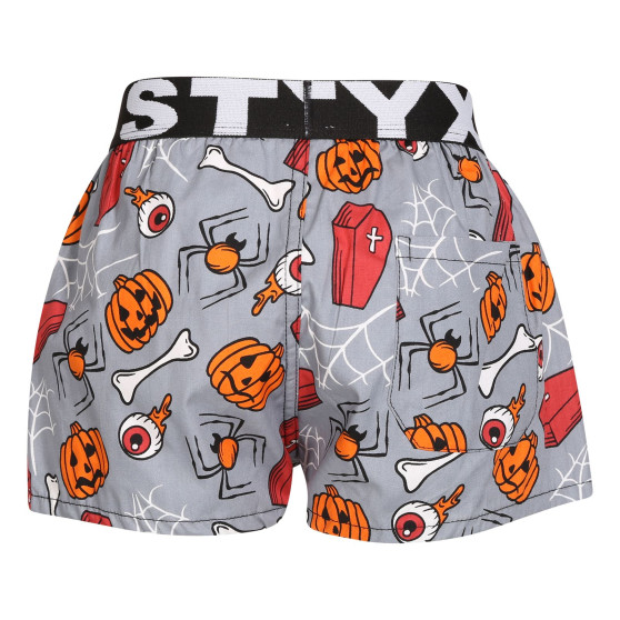 Børneshorts Styx kunst sport gummi Halloween kister (BJ1752)