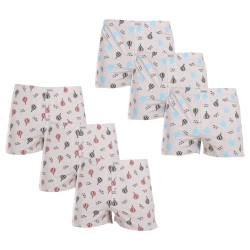 6PACK Boxershorts til mænd Andrie flerfarvet (PS 5737)