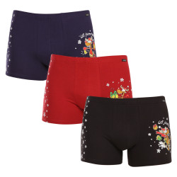 3PACK Boxershorts til mænd Andrie flerfarvet (PS 5779)