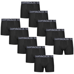 10PACK Boxershorts til mænd Gianvaglia sort (023)