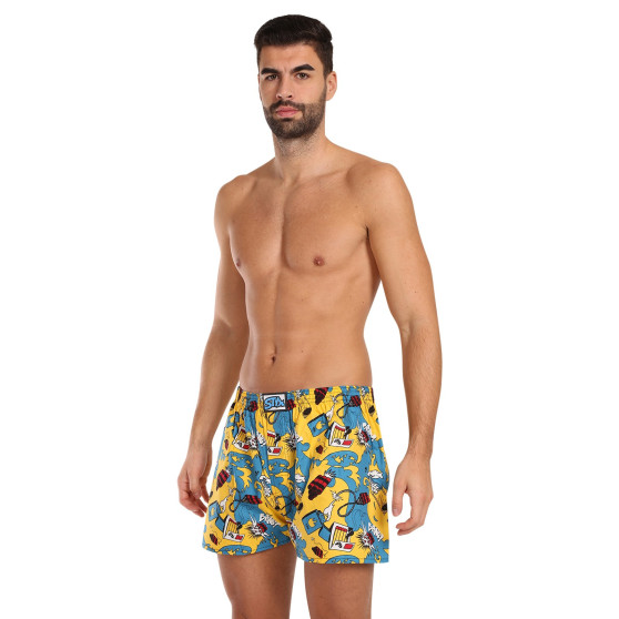 3PACK Boxershorts til mænd Styx art klassisk gummi flerfarvet (3A11820)