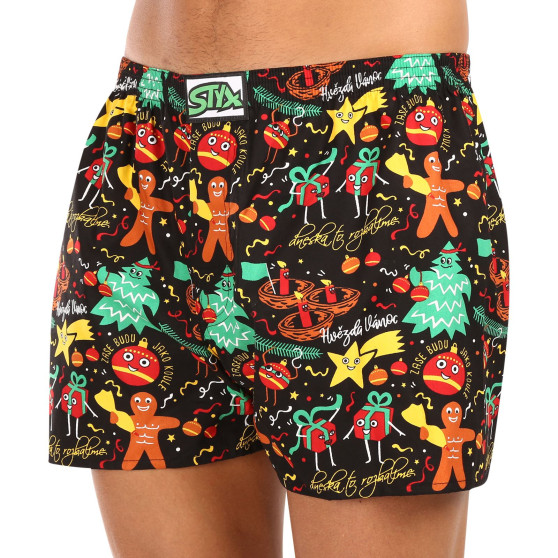 3PACK Boxershorts til mænd Styx art klassisk gummi flerfarvet (3A17134)