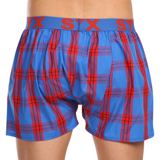 3PACK Boxershorts til mænd Styx sport elastik flerfarvet (3B11456)