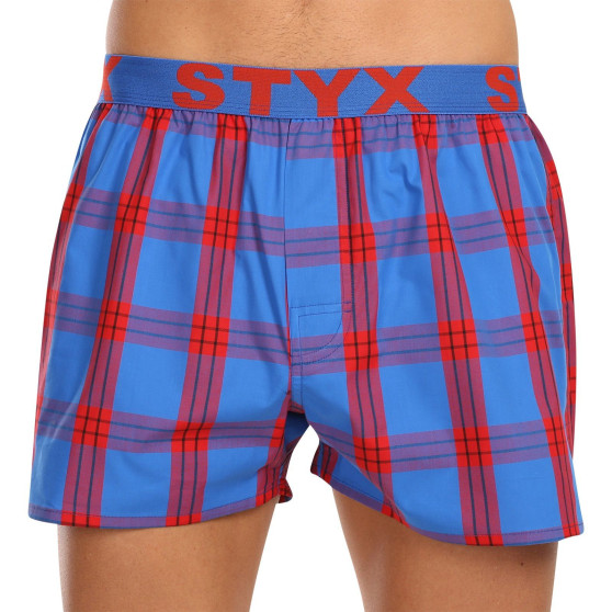 3PACK Boxershorts til mænd Styx sport elastik flerfarvet (3B11456)