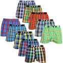 10PACK Boxershorts til mænd Styx sportsgummi (10B111234567890)