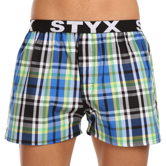 10PACK Boxershorts til mænd Styx sportsgummi (10B111234567890)