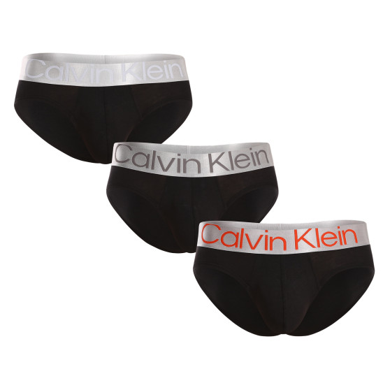 3PACK Trusser til mænd Calvin Klein sort (NB3129A-GTB)