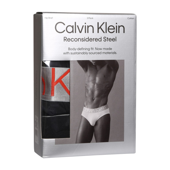 3PACK Trusser til mænd Calvin Klein sort (NB3129A-GTB)