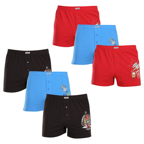 6PACK Boxershorts til mænd Andrie flerfarvet (PS 5777)