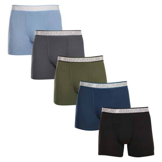 5PACK Boxershorts til mænd Gianvaglia flerfarvet (GVG-5013)