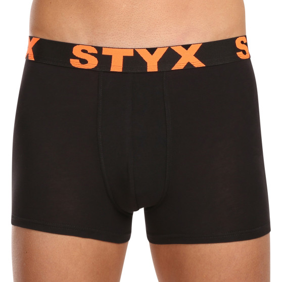 10PACK Boxershorts til mænd Styx sport gummi sort (10G9601)