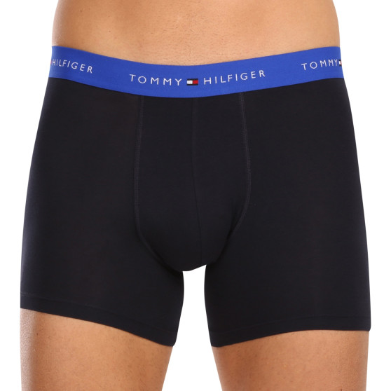 3PACK Boxershorts til mænd Tommy Hilfiger mørkeblå (UM0UM02765 0RW)