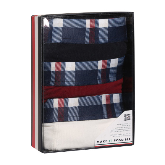 3PACK Boxershorts til mænd Tommy Hilfiger flerfarvet (UM0UM03041 0XU)