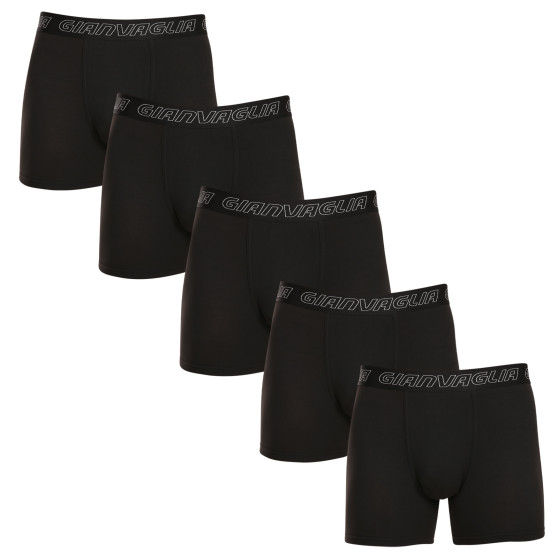 5PACK Boxershorts til mænd Gianvaglia sort (GVG-5015)